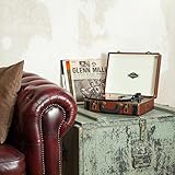 auna Jerry Lee Plattenspieler USB-Anschluss zum Digitalisieren braun - 2