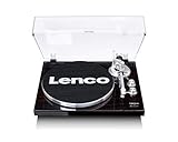 Lenco LBT-188 Plattenspieler - Bluetooth Plattenspieler - Riemenantrieb - 2 Geschwindigkeiten 33 u. 45 U/min - Anti-Skating - Vinyl zu MP3 digitalisieren -...