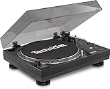 TechniSat TECHNIPLAYER LP 300 - Profi-USB-DJ-Plattenspieler (mit Scratch-Funktion und Digitalisierungsfunktion, Drehzahl: 33/45 U/min, Quarzgesteuerter...