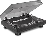 TechniSat TECHNIPLAYER LP 300 - Profi-USB-DJ-Plattenspieler (mit Scratch-Funktion und Digitalisierungsfunktion, Drehzahl: 33/45 U/min, Quarzgesteuerter...